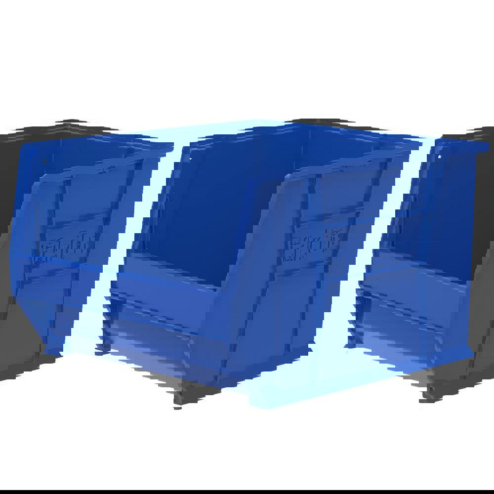 Plastic Hopper Stacking Bin: Blue